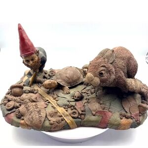 TOM CLARK AND TIM WOLF Collectible vintage sculpture 1992 "THE RACE" #9032 (F2-1